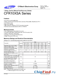 Datasheet CFR101 производства Cystech